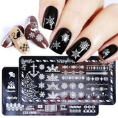 1 kom. Predložak za prijenos noktiju Retro leptir Glazbena nota Božićna pahuljica Predložak za nokte Ukras za nokte