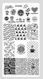 Ristkülikukujuline küünekunsti tembeldusplaat pits lillekujundus geomeetrilised jooned tähed tempel kujutisplaat küünte tembeldusmall küünte tööriistad