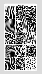 Ristkülikukujuline küünekunsti tembeldusplaat pits lillekujundus geomeetrilised jooned tähed tempel kujutisplaat küünte tembeldusmall küünte tööriistad