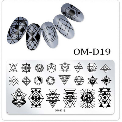 6 * 12 cm 25 Designs Divat Szépség Cartoon Pattern Acél bélyegző lemezek Nail Art DIY Polish Nyomtatás Köröm Sablonok Bélyegző