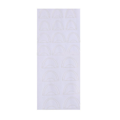 Šuplji predložak za slikanje sprejom Naljepnica za izrez Zvjezdica/leptir/mašna Naljepnica sa stražnje strane Ljepilo Šablona Klizni kalup