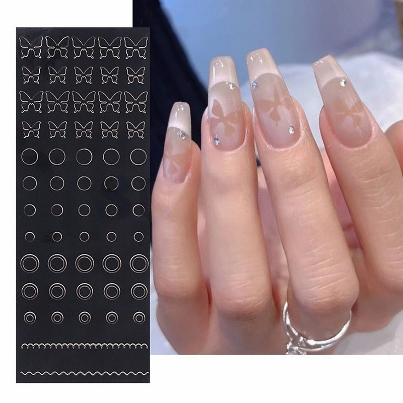 Šuplji predložak za slikanje sprejom Naljepnica za izrez Zvjezdica/leptir/mašna Naljepnica sa stražnje strane Ljepilo Šablona Klizni kalup