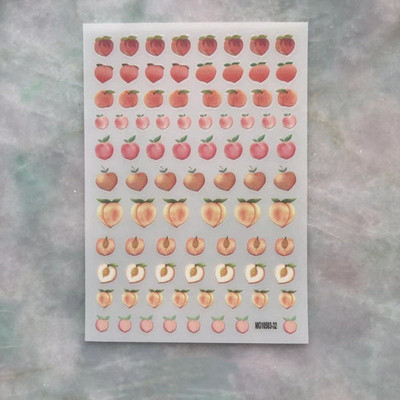 1 τμχ Summer Lemon Grapefruit DIY Nail Decal Nail Art Διακόσμηση Cherry Fruit Αυτοκόλλητο Νυχιών Αξεσουάρ Nail Art