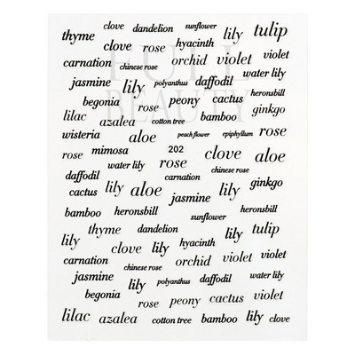 1tk Tekst Sõna Vene Inglise Küünte kleebised Must Valge Kuld Laser Armastusfraasi Kirjad 3D Maniküüri Kaunistus Liugurid #200-210