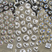 Αυτοκόλλητο νυχιών 1 φύλλου τρισδιάστατο 5D Lovely Cute Bubble Αυτοκόλλητο νυχιών Fashion Nail Art Design Διακοσμητικό αυτοκόλλητο