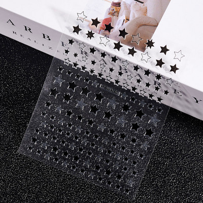 Αυτοκόλλητο νυχιών 1 φύλλου τρισδιάστατο 5D Lovely Cute Bubble Αυτοκόλλητο νυχιών Fashion Nail Art Design Διακοσμητικό αυτοκόλλητο