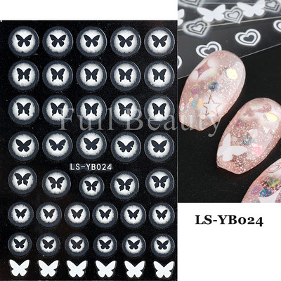 Τρισδιάστατα χριστουγεννιάτικα αυτοκόλλητα νυχιών Άγιος Βασίλης Κινούμενα σχέδια Πολική αρκούδα συρόμενοι για νύχια Διακόσμηση χειμερινής Πρωτοχρονιάς Λουλούδια χιονιού Αυτοκόλλητα GLNO