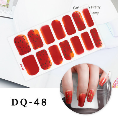 Νέα Fashion Nail Art αυτοκόλλητα Πολύχρωμα αυτοκόλλητα με πλήρες κάλυμμα για μανικιούρ Χριστουγεννιάτικα δώρα Αυτοκόλλητα νυχιών