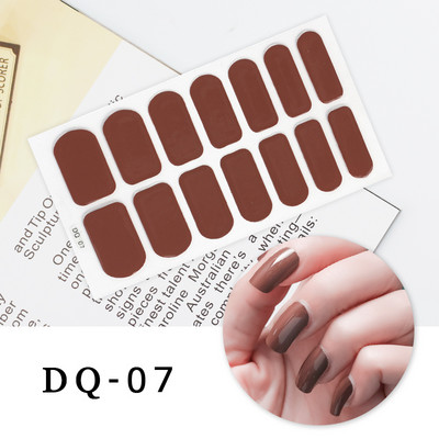 Νέα Fashion Nail Art αυτοκόλλητα Πολύχρωμα αυτοκόλλητα με πλήρες κάλυμμα για μανικιούρ Χριστουγεννιάτικα δώρα Αυτοκόλλητα νυχιών