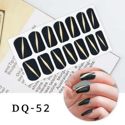 Νέα Fashion Nail Art αυτοκόλλητα Πολύχρωμα αυτοκόλλητα με πλήρες κάλυμμα για μανικιούρ Χριστουγεννιάτικα δώρα Αυτοκόλλητα νυχιών