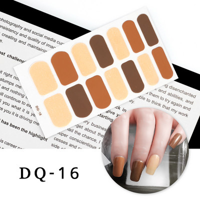 Νέα Fashion Nail Art αυτοκόλλητα Πολύχρωμα αυτοκόλλητα με πλήρες κάλυμμα για μανικιούρ Χριστουγεννιάτικα δώρα Αυτοκόλλητα νυχιών