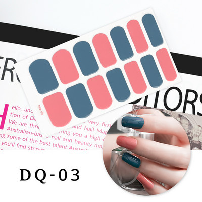 Νέα Fashion Nail Art αυτοκόλλητα Πολύχρωμα αυτοκόλλητα με πλήρες κάλυμμα για μανικιούρ Χριστουγεννιάτικα δώρα Αυτοκόλλητα νυχιών