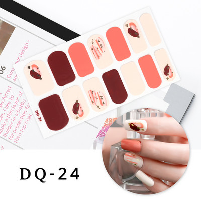 Νέα Fashion Nail Art αυτοκόλλητα Πολύχρωμα αυτοκόλλητα με πλήρες κάλυμμα για μανικιούρ Χριστουγεννιάτικα δώρα Αυτοκόλλητα νυχιών