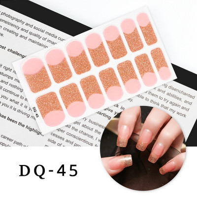 Νέα Fashion Nail Art αυτοκόλλητα Πολύχρωμα αυτοκόλλητα με πλήρες κάλυμμα για μανικιούρ Χριστουγεννιάτικα δώρα Αυτοκόλλητα νυχιών