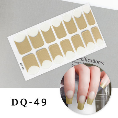 Νέα Fashion Nail Art αυτοκόλλητα Πολύχρωμα αυτοκόλλητα με πλήρες κάλυμμα για μανικιούρ Χριστουγεννιάτικα δώρα Αυτοκόλλητα νυχιών