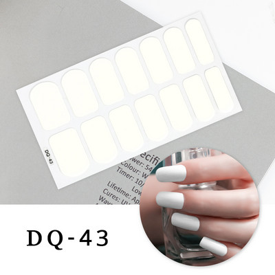 Νέα Fashion Nail Art αυτοκόλλητα Πολύχρωμα αυτοκόλλητα με πλήρες κάλυμμα για μανικιούρ Χριστουγεννιάτικα δώρα Αυτοκόλλητα νυχιών