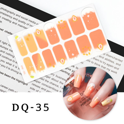 Νέα Fashion Nail Art αυτοκόλλητα Πολύχρωμα αυτοκόλλητα με πλήρες κάλυμμα για μανικιούρ Χριστουγεννιάτικα δώρα Αυτοκόλλητα νυχιών