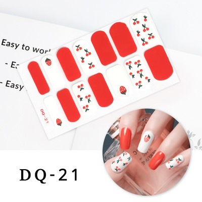 Νέα Fashion Nail Art αυτοκόλλητα Πολύχρωμα αυτοκόλλητα με πλήρες κάλυμμα για μανικιούρ Χριστουγεννιάτικα δώρα Αυτοκόλλητα νυχιών