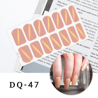 Νέα Fashion Nail Art αυτοκόλλητα Πολύχρωμα αυτοκόλλητα με πλήρες κάλυμμα για μανικιούρ Χριστουγεννιάτικα δώρα Αυτοκόλλητα νυχιών