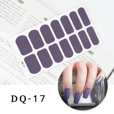 Νέα Fashion Nail Art αυτοκόλλητα Πολύχρωμα αυτοκόλλητα με πλήρες κάλυμμα για μανικιούρ Χριστουγεννιάτικα δώρα Αυτοκόλλητα νυχιών