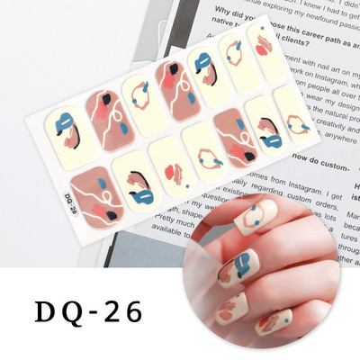 Νέα Fashion Nail Art αυτοκόλλητα Πολύχρωμα αυτοκόλλητα με πλήρες κάλυμμα για μανικιούρ Χριστουγεννιάτικα δώρα Αυτοκόλλητα νυχιών