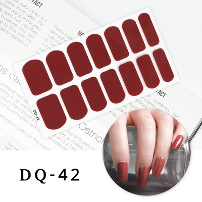 Νέα Fashion Nail Art αυτοκόλλητα Πολύχρωμα αυτοκόλλητα με πλήρες κάλυμμα για μανικιούρ Χριστουγεννιάτικα δώρα Αυτοκόλλητα νυχιών