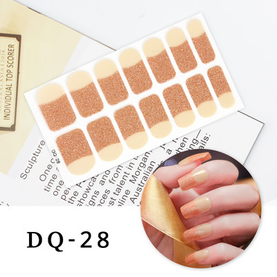 Νέα Fashion Nail Art αυτοκόλλητα Πολύχρωμα αυτοκόλλητα με πλήρες κάλυμμα για μανικιούρ Χριστουγεννιάτικα δώρα Αυτοκόλλητα νυχιών