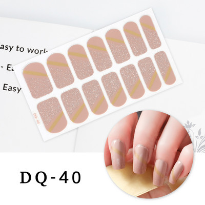 Νέα Fashion Nail Art αυτοκόλλητα Πολύχρωμα αυτοκόλλητα με πλήρες κάλυμμα για μανικιούρ Χριστουγεννιάτικα δώρα Αυτοκόλλητα νυχιών