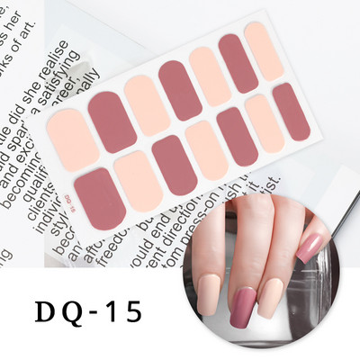 Νέα Fashion Nail Art αυτοκόλλητα Πολύχρωμα αυτοκόλλητα με πλήρες κάλυμμα για μανικιούρ Χριστουγεννιάτικα δώρα Αυτοκόλλητα νυχιών