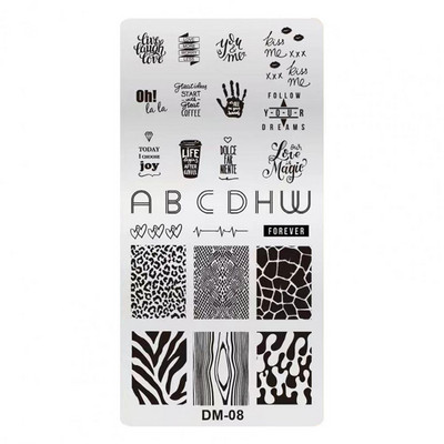 Πρότυπο νυχιών επαναχρησιμοποιήσιμες λεπτές εργασίες από ανοξείδωτο ατσάλι με εξαιρετικό μοτίβο DIY πλάκες σφράγισης νυχιών για οικιακή χρήση