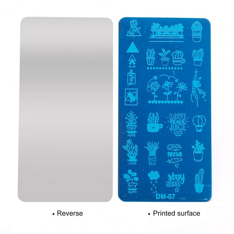 Πρότυπο νυχιών επαναχρησιμοποιήσιμες λεπτές εργασίες από ανοξείδωτο ατσάλι με εξαιρετικό μοτίβο DIY πλάκες σφράγισης νυχιών για οικιακή χρήση