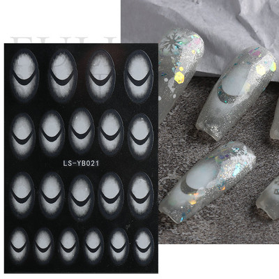 The Leopard Tiger Nails Stickers 3D Bronzing Rose Gold Black Zebra Wildlife Prints Sliders Nail Art Decoration #BTF-S08