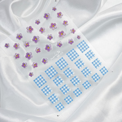 Nail Art Daisy Päikeseõie Foolium Paber Transfer 4*100CM Küünekleebised ja Kleebised Disain DIY liugurid Decor Foils Maniküür Suvine