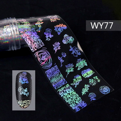 Nail Art Daisy Päikeseõie Foolium Paber Transfer 4*100CM Küünekleebised ja Kleebised Disain DIY liugurid Decor Foils Maniküür Suvine