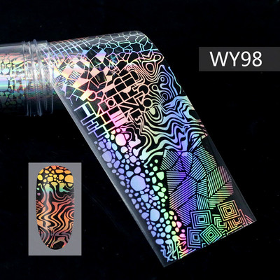 Nail Art Daisy Päikeseõie Foolium Paber Transfer 4*100CM Küünekleebised ja Kleebised Disain DIY liugurid Decor Foils Maniküür Suvine