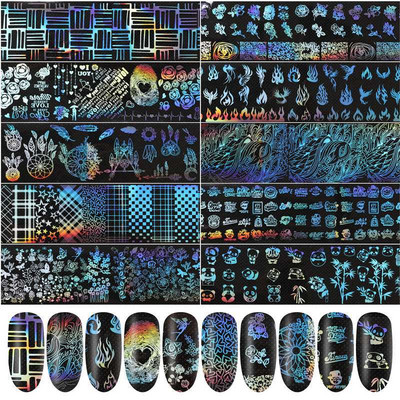 Nail Art Daisy Päikeseõie Foolium Paber Transfer 4*100CM Küünekleebised ja Kleebised Disain DIY liugurid Decor Foils Maniküür Suvine