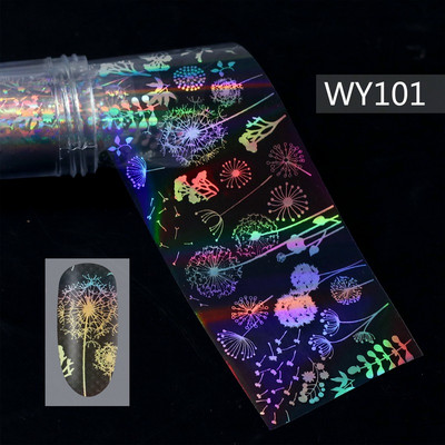 Nail Art Daisy Päikeseõie Foolium Paber Transfer 4*100CM Küünekleebised ja Kleebised Disain DIY liugurid Decor Foils Maniküür Suvine