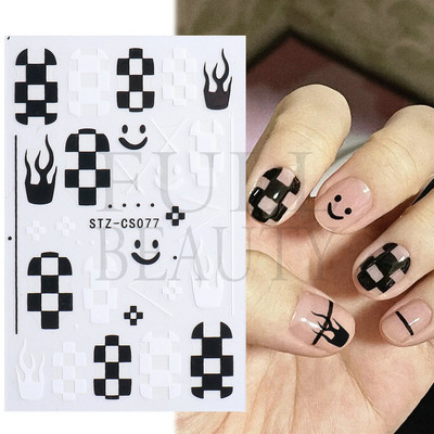 Magic Eyes Nael Kleebised Mystic Witch Värvilised silmad Gooti disain Liugurid Maniküür Isekleepuv kaunistus Aplikatsioon NTSTZ-CS157