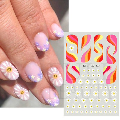 Magic Eyes Nael Kleebised Mystic Witch Värvilised silmad Gooti disain Liugurid Maniküür Isekleepuv kaunistus Aplikatsioon NTSTZ-CS157