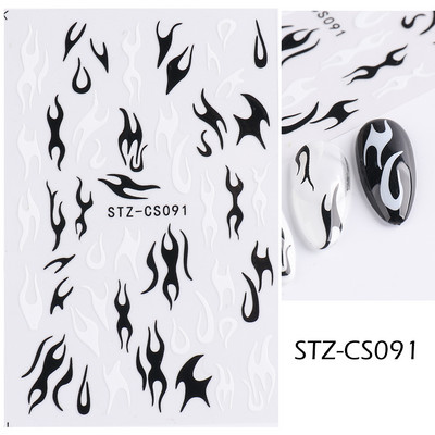 Magic Eyes Nael Kleebised Mystic Witch Värvilised silmad Gooti disain Liugurid Maniküür Isekleepuv kaunistus Aplikatsioon NTSTZ-CS157