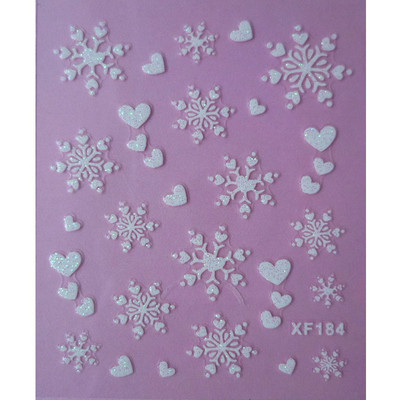 3D DIY Flower Design Nails Transfer Art Αυτοκόλλητο Lady Women Εργαλεία μανικιούρ Περιτυλίγματα νυχιών Διακόσμηση χαλκομανιών Χονδρική