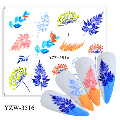 Anime Avocado Fruit Transfer Körömmatricák Bűbájok Nyári Víz matrica Körömhöz Csúsztatók Karakter kép Tetoválás Matrica Dekoráció