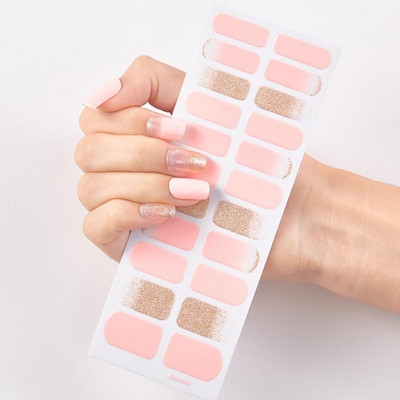 Uus toode Täiskattega küünekleebised Küüneotsad Maniküüri kaunistus Disainer Isekleepuv maniküür Creative Nailart Tips TSLM1