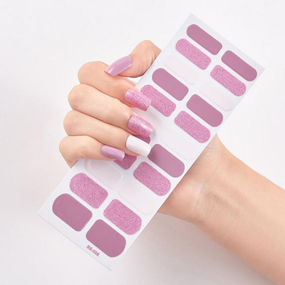 Uus toode Täiskattega küünekleebised Küüneotsad Maniküüri kaunistus Disainer Isekleepuv maniküür Creative Nailart Tips TSLM1