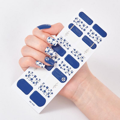 Uus toode Täiskattega küünekleebised Küüneotsad Maniküüri kaunistus Disainer Isekleepuv maniküür Creative Nailart Tips TSLM1