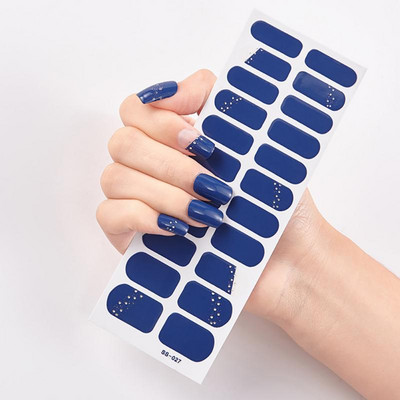 Uus toode Täiskattega küünekleebised Küüneotsad Maniküüri kaunistus Disainer Isekleepuv maniküür Creative Nailart Tips TSLM1