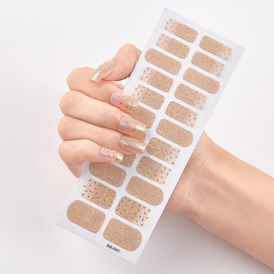 Uus toode Täiskattega küünekleebised Küüneotsad Maniküüri kaunistus Disainer Isekleepuv maniküür Creative Nailart Tips TSLM1