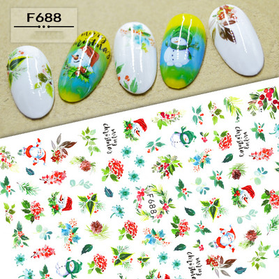 Τρισδιάστατα αυτοκόλλητα νυχιών Αυτοκόλλητα αυτοκόλλητα με σχέδιο για νύχια Παιώνια χαριτωμένα αυτοκόλλητα πεταλούδας για μανικιούρ Διακόσμηση νυχιών