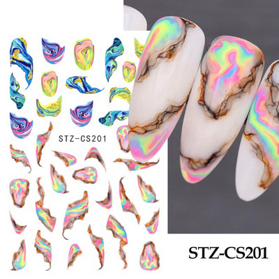 Μαύρο ασημί αστέρι 3D αυτοκόλλητο νυχιών Χρυσή καρδιά Αγγλικά γράμματα Εικόνα Αυτοκόλλητο συρόμενο φύλλο χειμερινού μανικιούρ Νυχιών Διακόσμηση NFCB