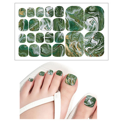 Kāju nagu uzlīmes Aptinumi Līmējošās uzlīmes Kāju nagu lakas sloksnes Diy pedikīrs Pēdu uzlīmes Manikīrs Sieviešu Toenail Art Manikīrs